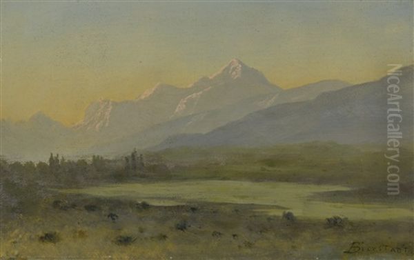 Owens Valley, California Oil Painting by Albert Bierstadt