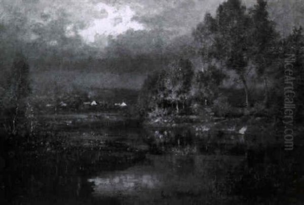 Paysage D'automne Oil Painting by Rene Billotte