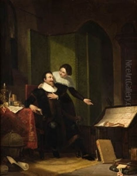Escena De Interior Oil Painting by Valentin Bing