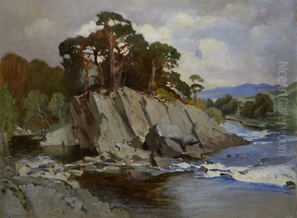 Study For Pearl Fisher Oil Painting by Samuel John Lamorna Birch