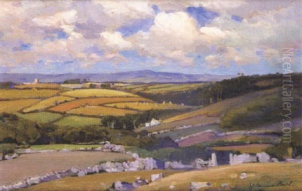 Paysage Vallonne Oil Painting by Samuel John Lamorna Birch