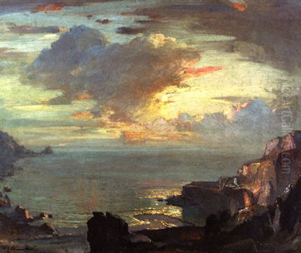 Morning, Lamorna Oil Painting by Samuel John Lamorna Birch