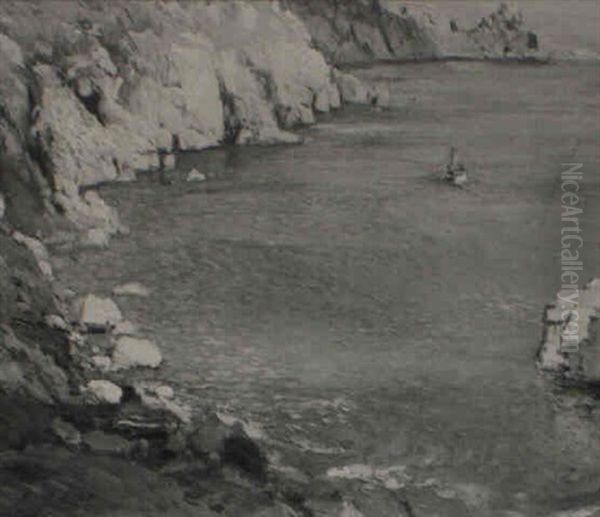 The 'carn Dhu' Lamorna Oil Painting by Samuel John Lamorna Birch