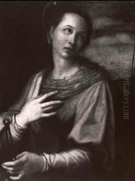 Saint Apollonia Oil Painting by Giovanni Bizzelli
