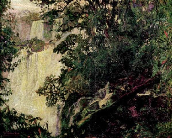 La Cacatua Oil Painting by Pedro Blanes Viale