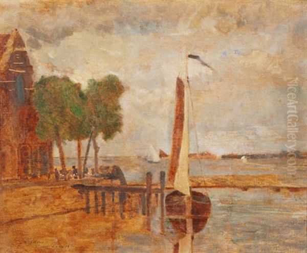 Amsterdam Oil Painting by Tina Blau