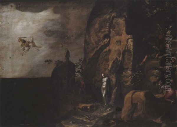 Persee Et Andromede Oil Painting by Abraham Bloemaert