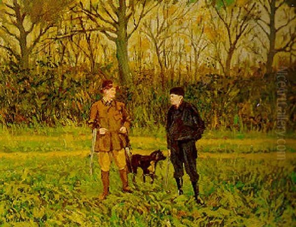 Kaj Munk Pa Jagt Oil Painting by Christian Bogo