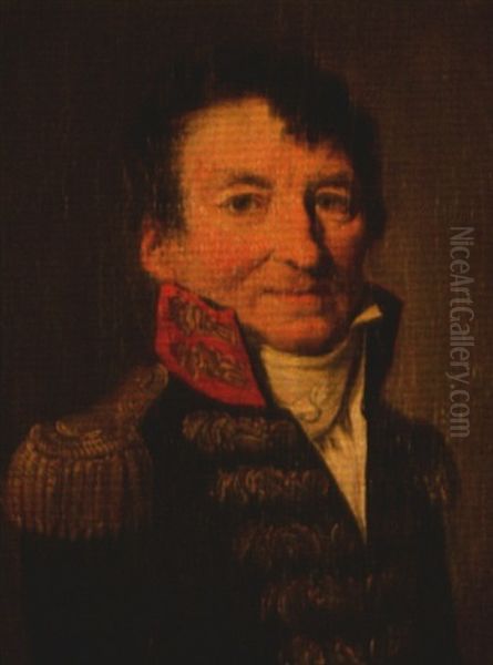 Portrait D'officier Superieur Oil Painting by Louis Leopold Boilly