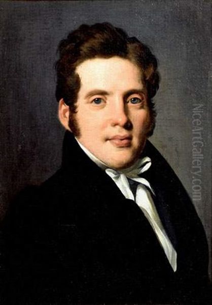 Portrait De Guillaume Thou (1787-1826) Oil Painting by Louis Leopold Boilly