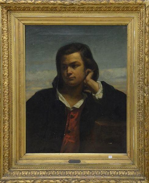 Portrait De Jeune Homme Oil Painting by Evert Jan Boks