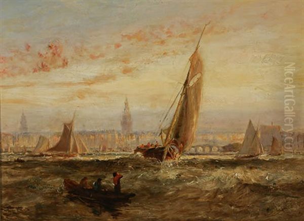 Antwerp Oil Painting by William Joseph J. C. Bond