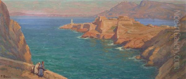 Soleil Du Soir Merh El Kebir Oil Painting by Primitif Bono