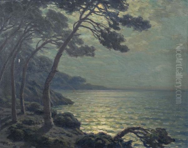 Songe D'ete Iles De Lerins Cannes Oil Painting by Primitif Bono