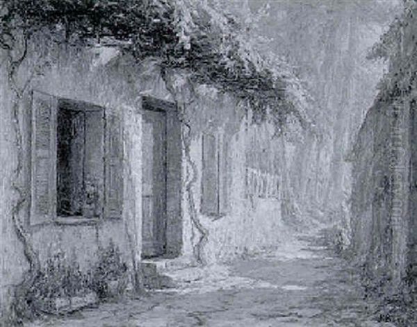 Serenite, Grasse Oil Painting by Primitif Bono