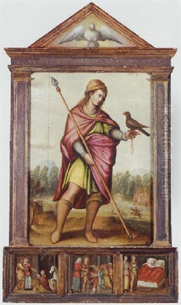 Saint Julian The Hospitaller Oil Painting by Nicolas Borras