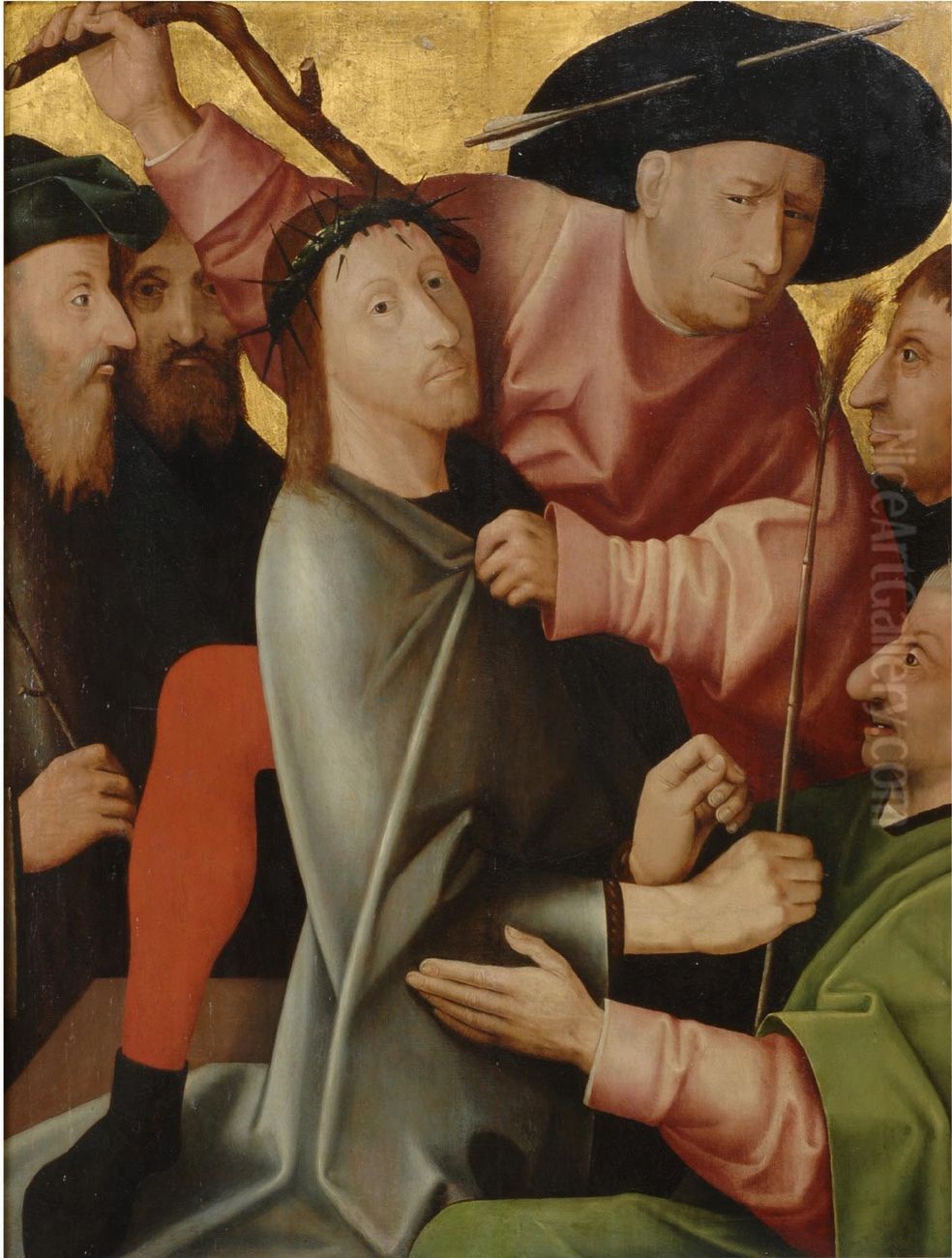 The Mocking Of Christ Oil Painting by Hieronymous Bosch