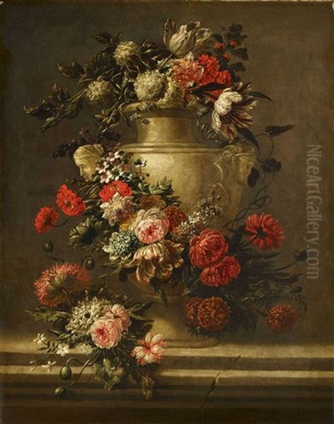 Blumenstillleben Oil Painting by Jan-Baptiste Bosschaert
