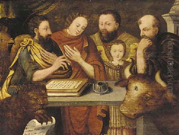 The Four Evangelists Oil Painting by Ernst-Gotthilf Bosse
