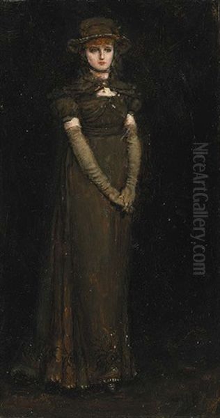 Mary Anderson As Pauline Oil Painting by George Henry Boughton