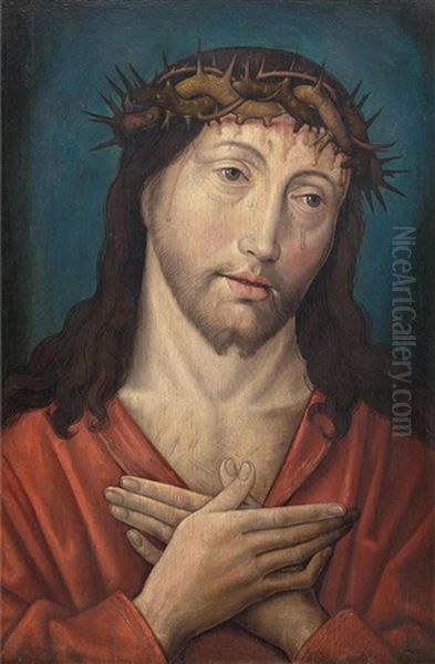 The Suffering Of Christ Oil Painting by Dieric Bouts the Elder