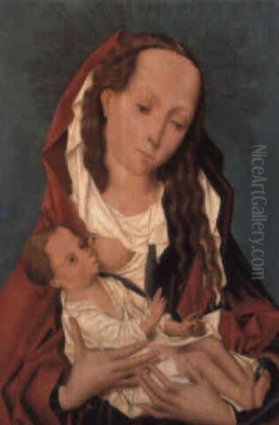 The Virgin And Child Oil Painting by Dieric the Elder Bouts