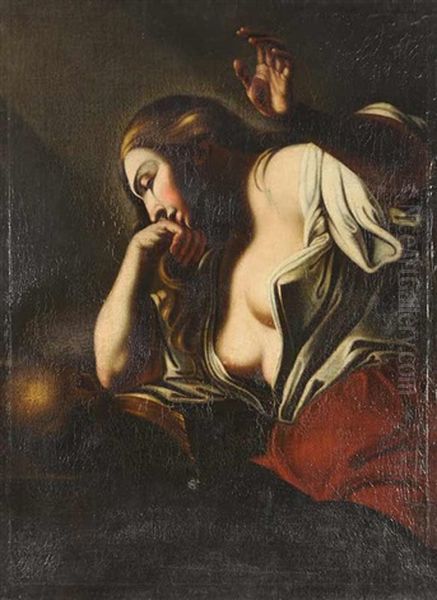 St. Mary Magdalene Oil Painting by Petr Brandl