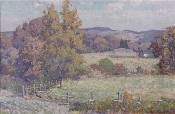 San Diego Hills Oil Painting by Maurice Braun