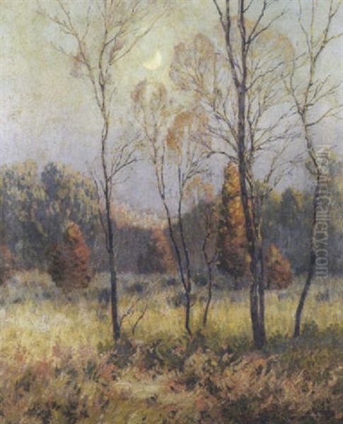 Moonrise Oil Painting by Maurice Braun