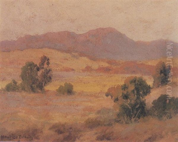 Valley Landscape Oil Painting by Maurice Braun