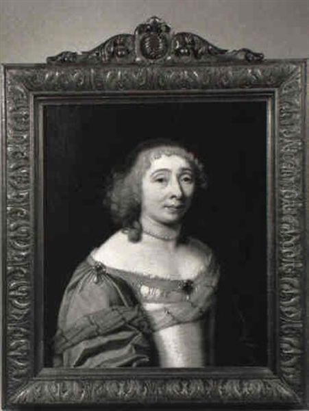 Portrait De Femme Oil Painting by Jan De Bray