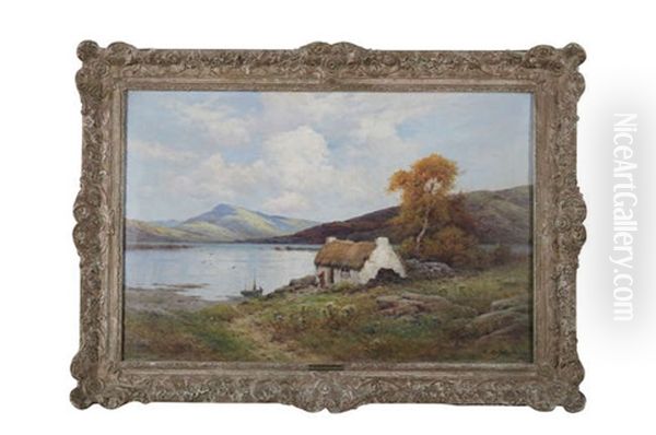 Autumn Morning In Co. Galway Oil Painting by Alfred Fontville de Breanski Jr