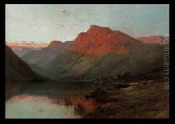 Landscape Oil Painting by Alfred Fontville de Breanski Jr