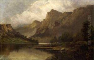 Sheep At The Water's Edge