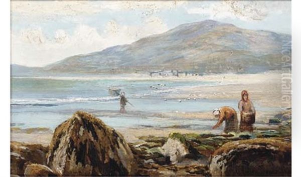 View Of Barmouth, From Fairbourn Oil Painting by Alfred Fontville de Breanski Jr
