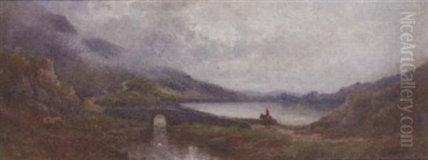 The Serpent's Lake, Gap Of Dunloe, Killarney, Ireland Oil Painting by Alfred Fontville de Breanski Jr