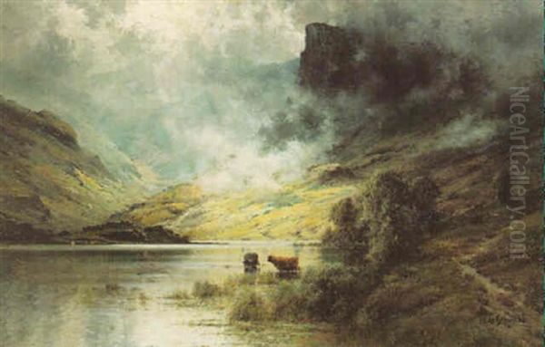 On Loch Etive Oil Painting by Alfred Fontville de Breanski Jr