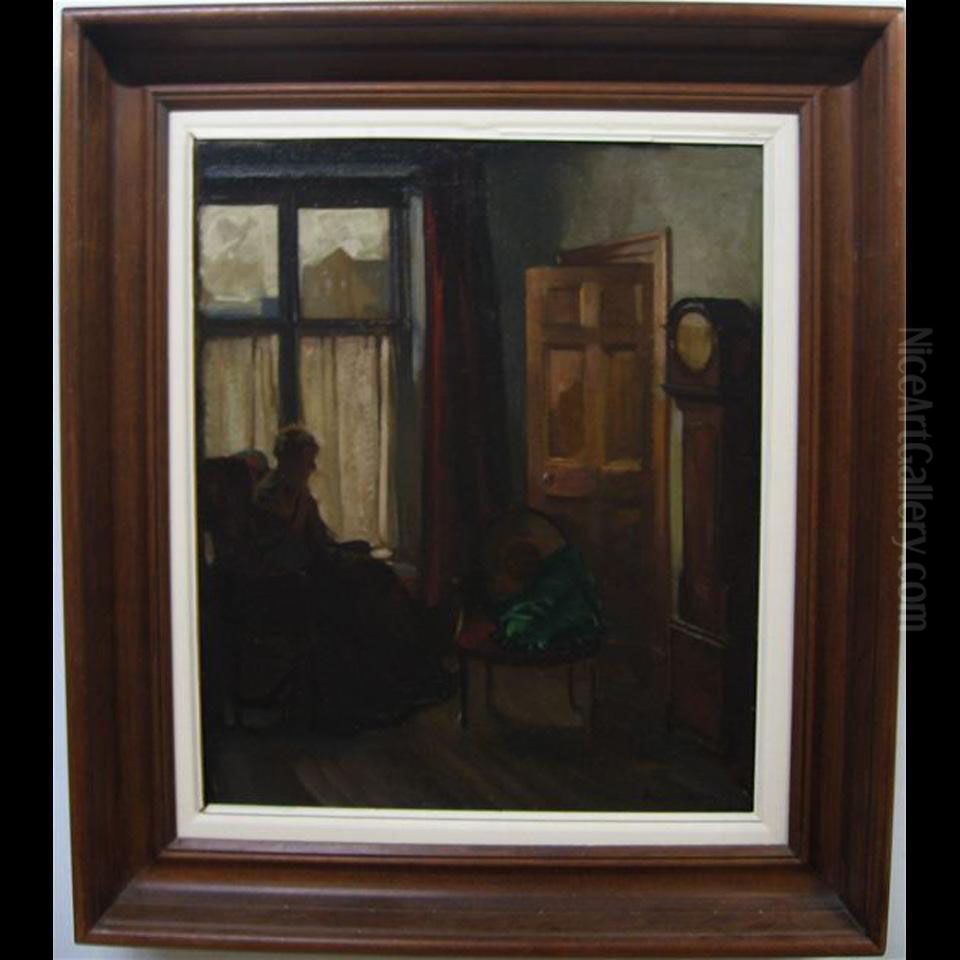 A Quiet Moment Oil Painting by David Alison