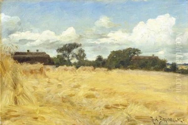 Hvedemarker Oil Painting by Hans Andersen Brendekilde