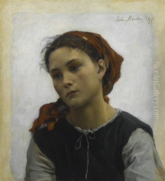 Innocente Oil Painting by Jules Breton