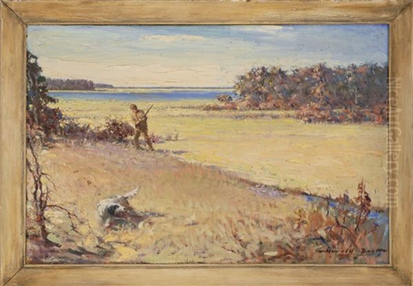 Steady Boy Oil Painting by Harold Matthew Brett