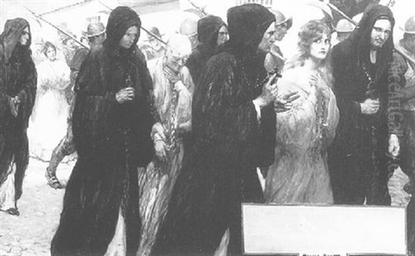 The Conquerors Oil Painting by Harold Matthew Brett