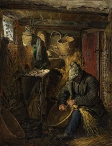 Cestero Oil Painting by Modesto Brocos y Gomez