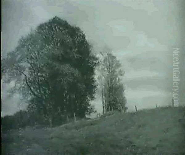 Herbststimmung Oil Painting by Karl Harald Alfred Broge