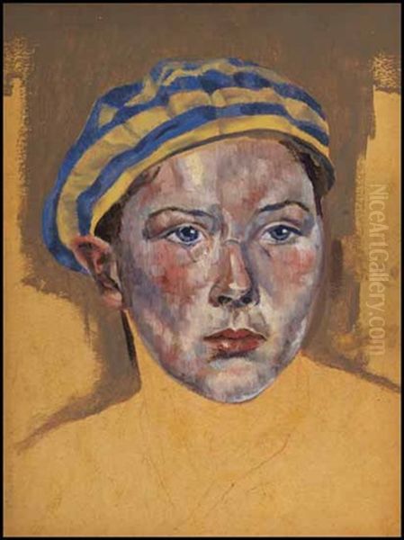 Portrait Oil Painting by Bertram Richard Brooker