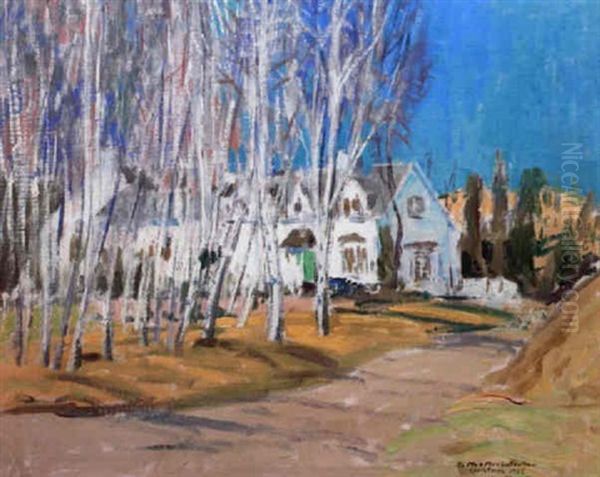 The Old Homestead Oil Painting by George Elmer Browne