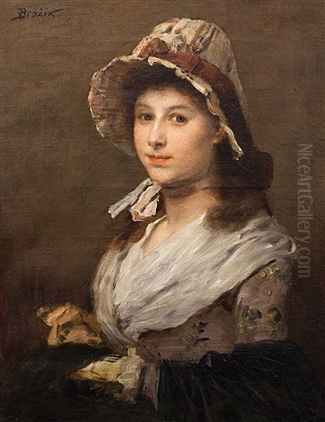 Divka Oil Painting by Vaclav Brozik
