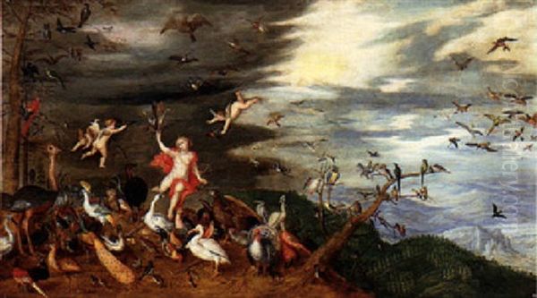 An Allegory Of Air Oil Painting by Jan Brughel