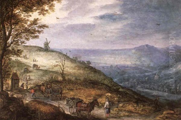 Waldlandschaft Mit Blick In Die Ferne Oil Painting by Jan Brueghel the Elder