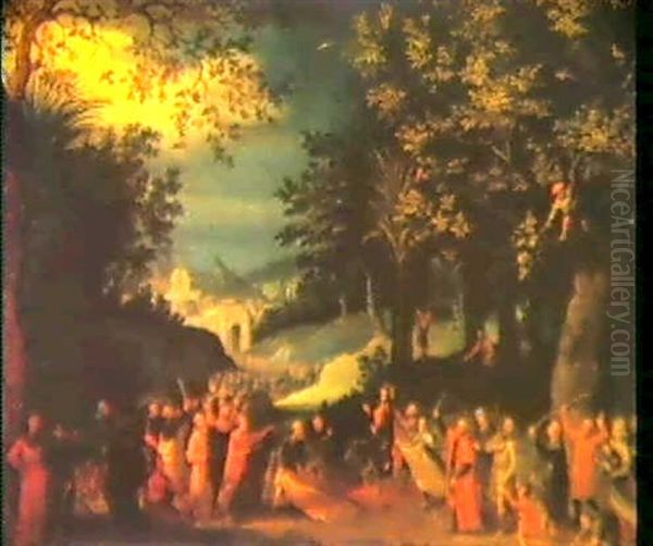 L'entree Du Christ Dans Jerusalem Oil Painting by Jan Brueghel the Elder